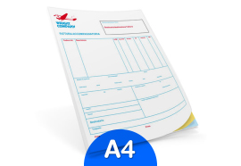 Stampa Fascicoli A4 in carta chimicaSi tratta del prodotto ideale per compilare fatture, documenti di trasporto o ricevute: fascicoli a 2 o 3 copie