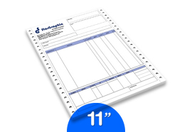 Stampa Moduli continui 24x11'' in carta chimicaSi tratta del prodotto ideale per compilare fatture, documenti di trasporto o ricevute: supporto del formato standard 24x11